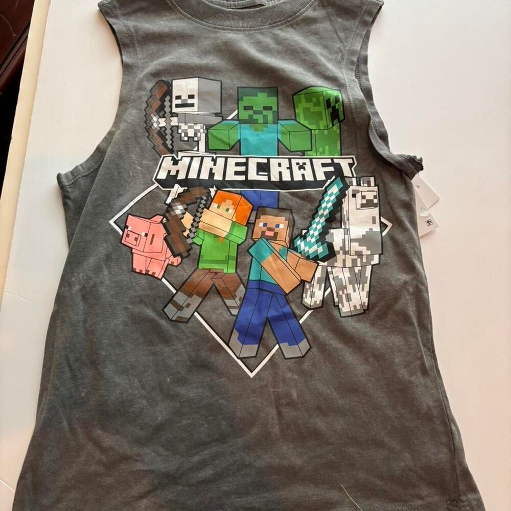 Minecraft Kids Tank Top Brand New